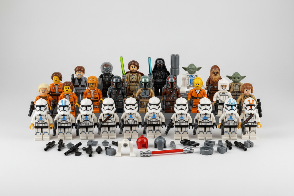 Collection variée de minifigurines LEGO Star Wars
